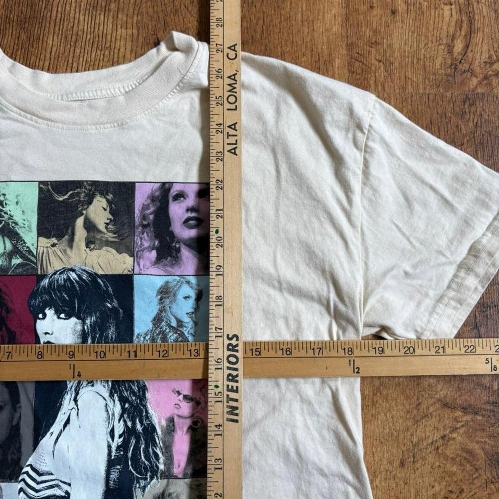 Swifties! Cream Taylor Swift The Eras Tour shirt. item 385 - Picture 5 of 5